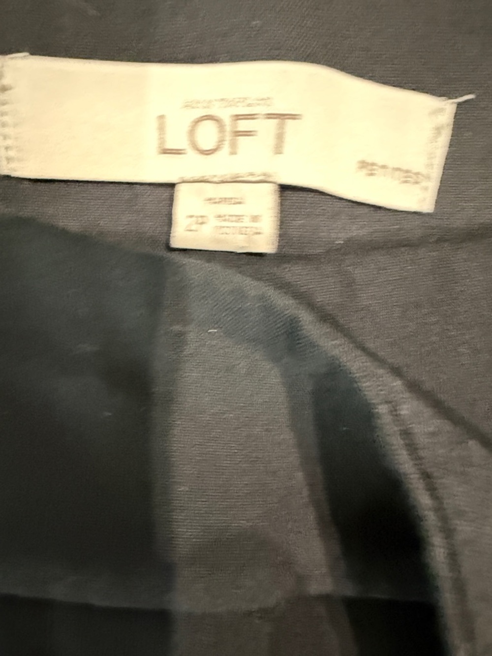 LOFT Black Dress Trousers - Picture 2 of 4